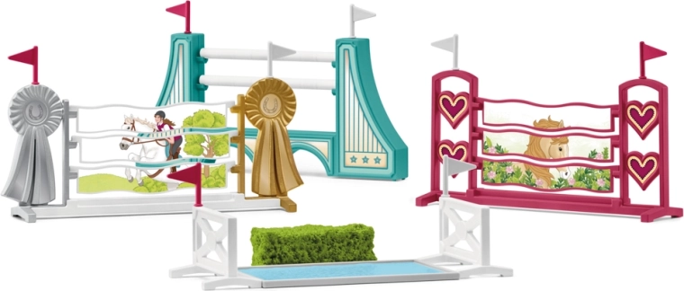 Schleich HORSE CLUB akcesoria do toru przeszkód jeździeckich
