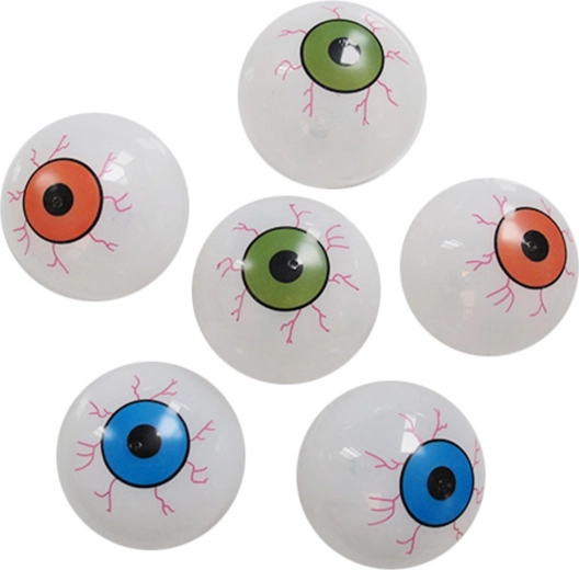 Skacząca piłka gałka oczna 105 mm z diodami LED