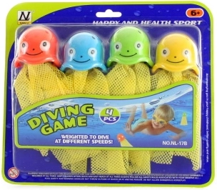 Ośmiornice do nurkowania – zestaw 4 sztuki