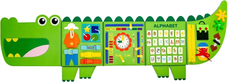 2Kids Toys miękka tablica aktywności krokodyl