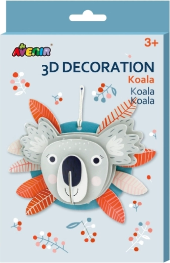 3D dekoracja koali z papieru FSC