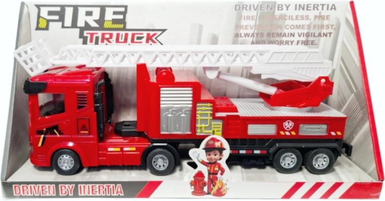 Wóz strażacki z obrotową, wysuwaną drabiną