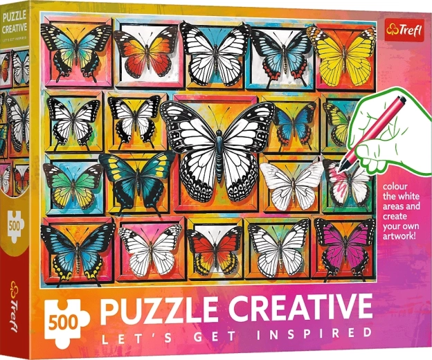Trefl puzzle Creative kolekcja motyli 500 elementów