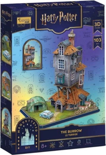 Cubic Fun 3D puzzle Harry Potter Nora – dom Weasleyów