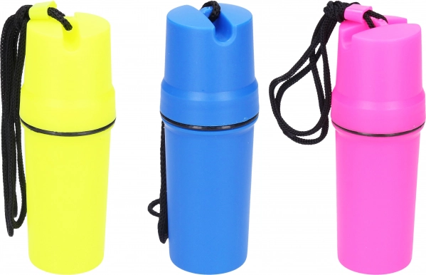 Portfelik na szyję w kształcie tuby 10,8 × 3 cm