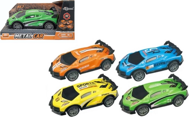 Driftujące sportowe auto z napędem frykcyjnym