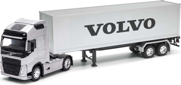 Welly ciągnik siodłowy z naczepą Volvo FH 1:32