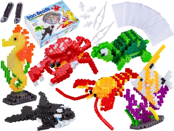 Koraliki do prasowania Iron Beads ocean 3D 3000 elementów
