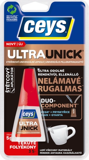 Klej sekundowy z pędzelkiem 5 g ULTRAUNICK