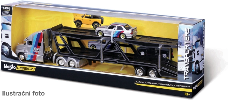 Maisto Design Transporters transporter z samochodzikiem 1:64