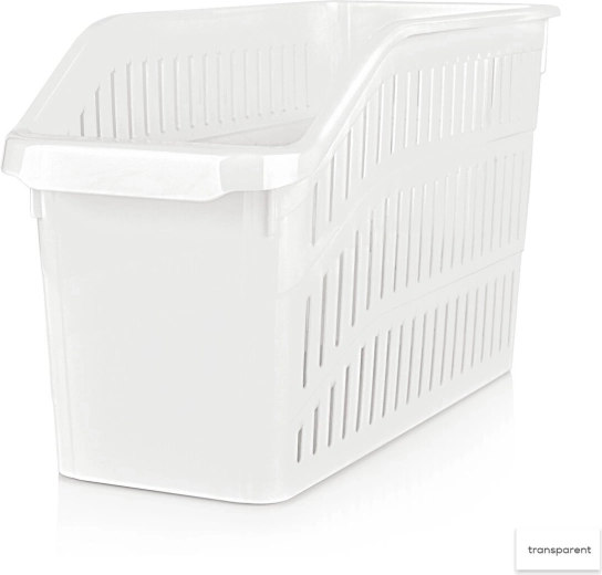 Plastikowy koszyk do przechowywania / organizer Tina 13 × 30 × 17 cm, mix kolorów
