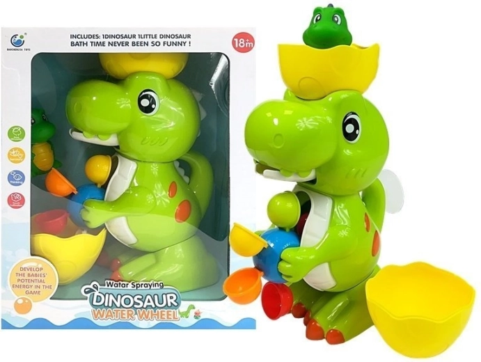 Kąpiący się dinozaur Wodna wylewka Młyn