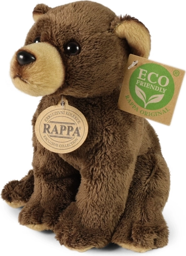 Pluszowy brązowy miś 15 cm ECO FRIENDLY RAPPA