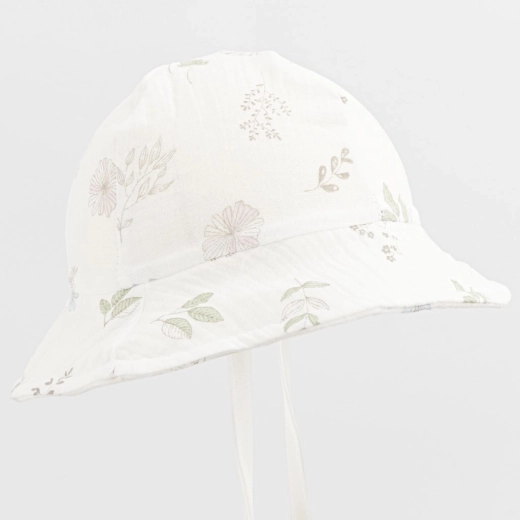 Muślinowy kapelusik dla niemowląt New Baby Zoe 12–18 miesięcy