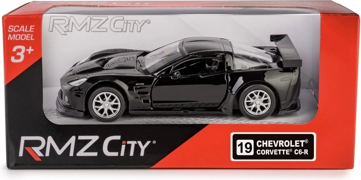 Metalowy model Chevrolet Corvette C6-R 1:32 z otwieranymi drzwiami i napędem pull-back