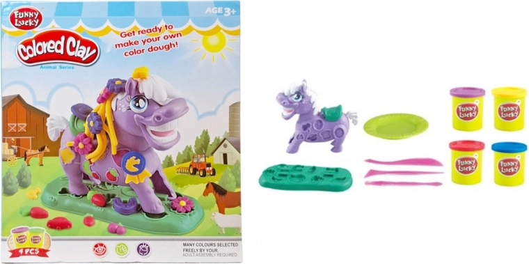 Zestaw plasteliny – koń