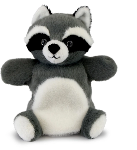 Doudou Histoire d’Ours pluszowa pacynka szop pracz 24 cm