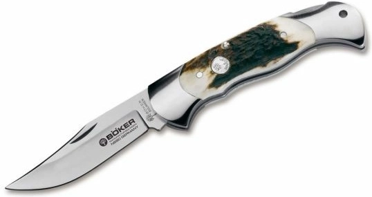 Böker Scout Stag nóż składany 8 cm z poroża