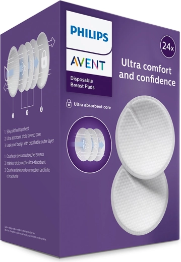 Philips Avent jednorazowe wkładki laktacyjne 24 szt.