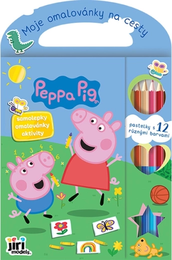 Moje kolorowanki w podróży Świnka Peppa
