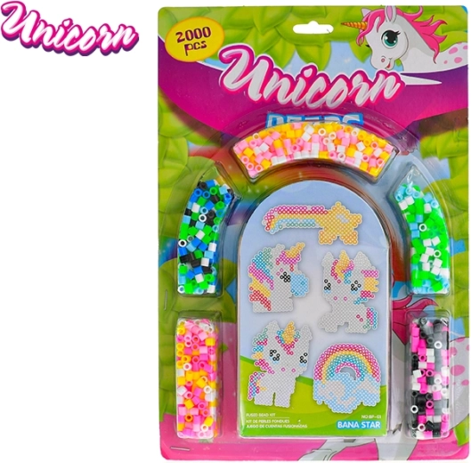 Unicorn zestaw koralików do prasowania dla dzieci