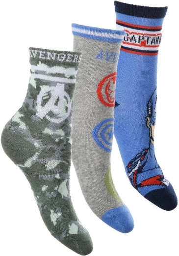 Zestaw skarpetek Avengers - 3 pary