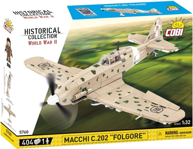 Cobi Macchi C.202 Folgore zestaw konstrukcyjny samolotu 1:32 - 1 sztuka