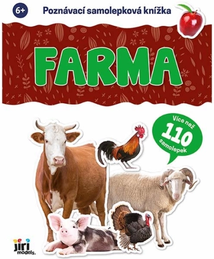 Poznawcza książeczka z naklejkami – farma