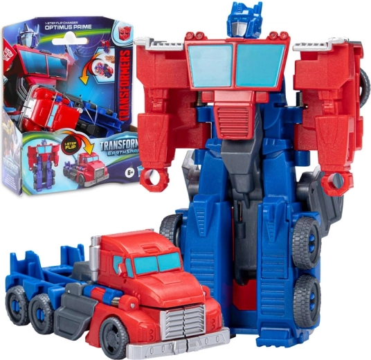 Transformers EarthSpark Optimus Prime figurka 2 w 1 1-step flip changer - 1 szt.