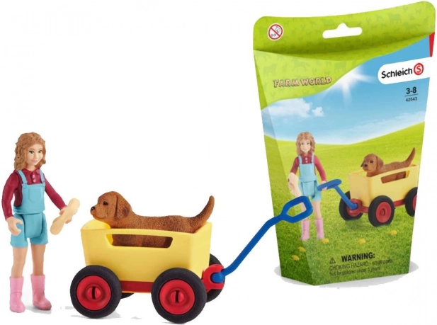 Schleich Farm World wózek dla psa