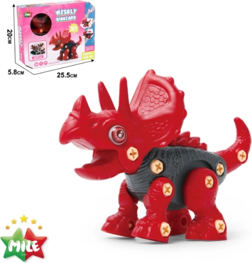 Zestaw dla majsterkowiczów - Wesoły triceratops