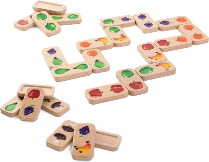 PlanToys domino owoce i warzywa