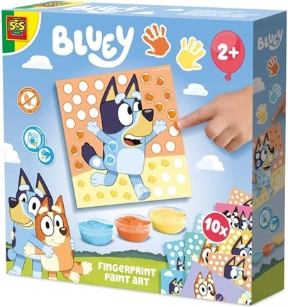 SES Bluey malowanie palcami