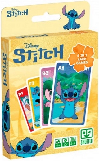 Gra karciana 4 w 1 DISNEY STITCH