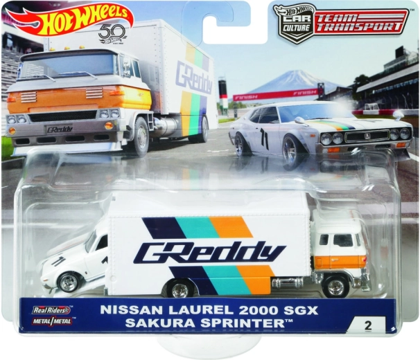 Hot Wheels premiumowy ciężarowy samochód zespołowy 1:64