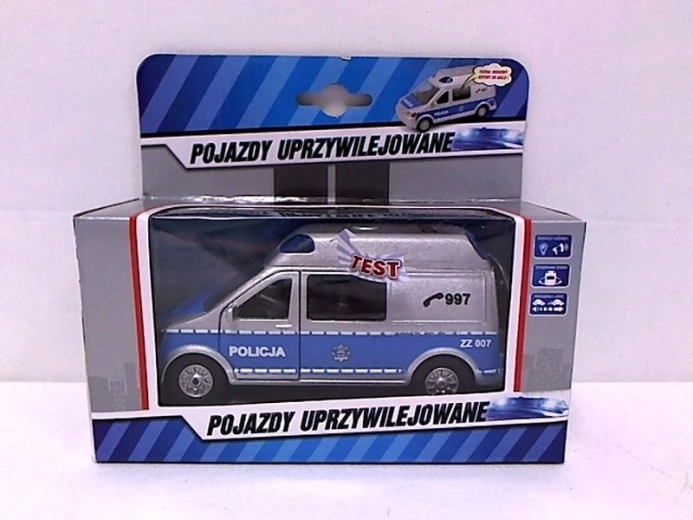Policyjny van z czeskimi dźwiękami 14 cm