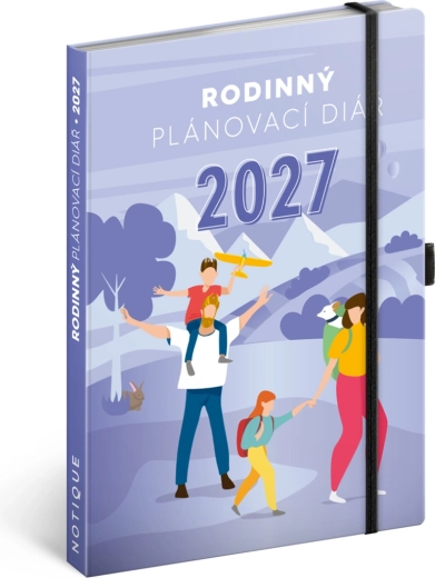 Notique rodzinny terminarz dla rodziców 2027, 15 × 21 cm
