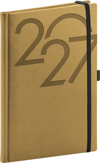 NOTIQUE tygodniowy terminarz Ajax 2027 złoty 15 × 21 cm