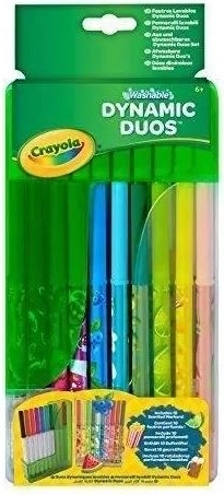 Crayola Dynamic Duos zmywalne pachnące i klasyczne flamastry - 20 szt.