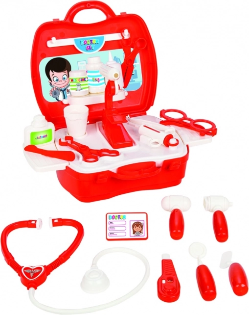 Zestaw lekarski w przenośnej walizeczce