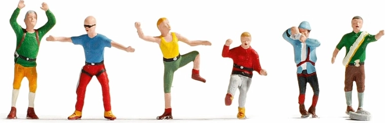 Noch zestaw figurek wspinacze górscy H0 (6 szt.)