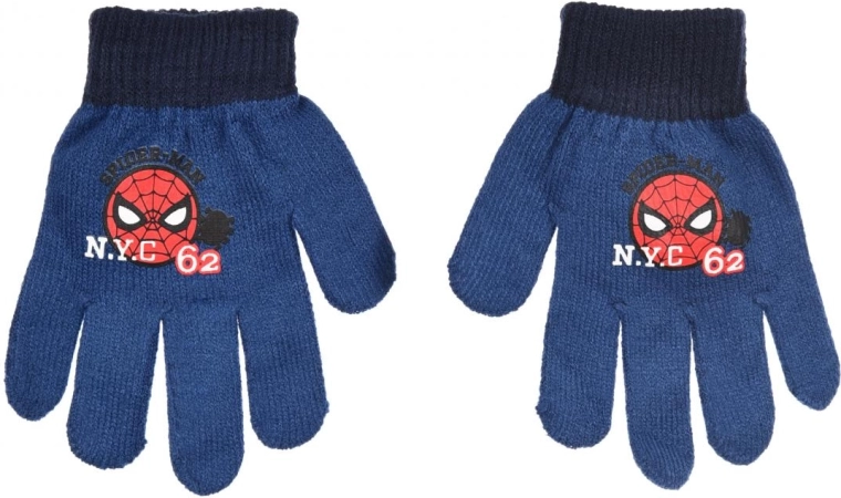 Zimowe rękawiczki dziecięce Spiderman - 1 sztuka