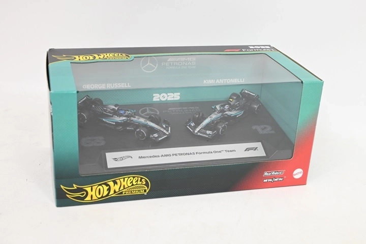 Hot Wheels Premium Formuła 1 Mercedes‑AMG 2‑pak