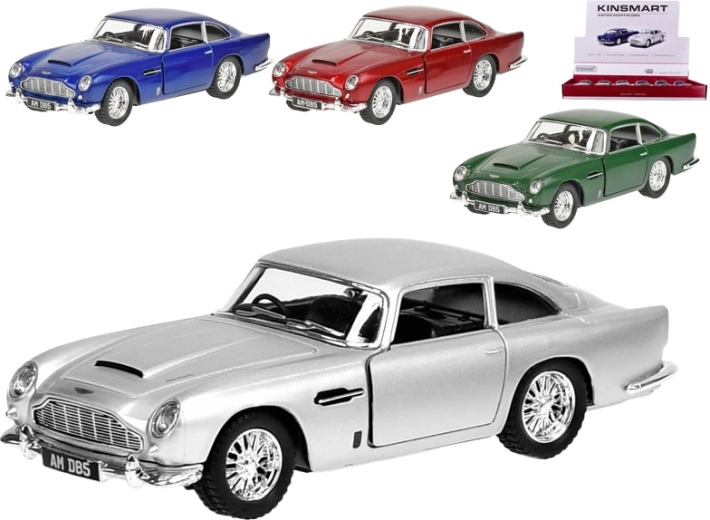 Metalowy model auta KINSMART Aston Martin DB5 1:38 z napędem typu pull-back