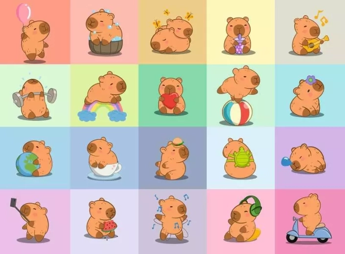 Puzzle RAVENSBURGER Kapibara XXL 100 elementów