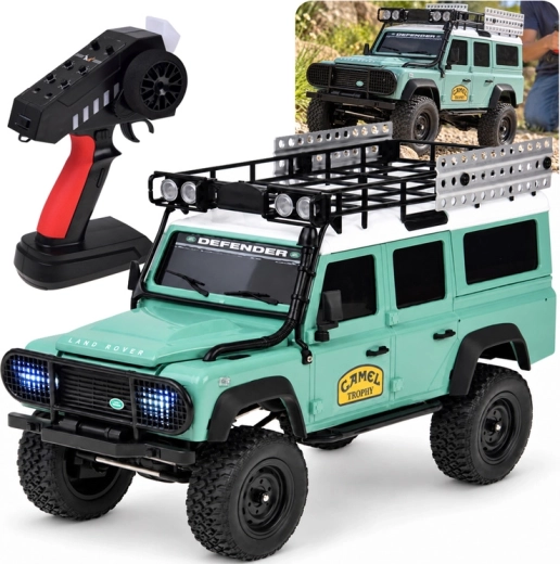 Zdalnie sterowany terenowy model Land Rover Defender 110 4WD