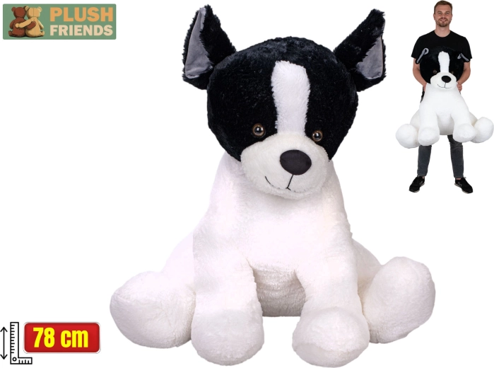 Pluszowy buldog francuski Plush Friends 78 cm