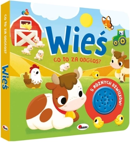 Interaktywna książeczka dźwiękowa Co to za odgłos? Wieś