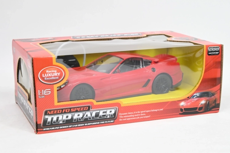 Top Racer RC samochód wyścigowy czerwony 1:16