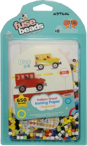 Mozaikowy zestaw koralików z brelokiem